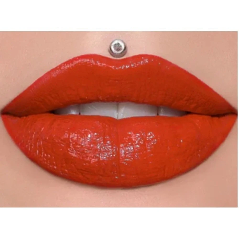 Jeffree Star Women Supreme Gloss OS Everybody Knows Orange Red Bold‎ Glam